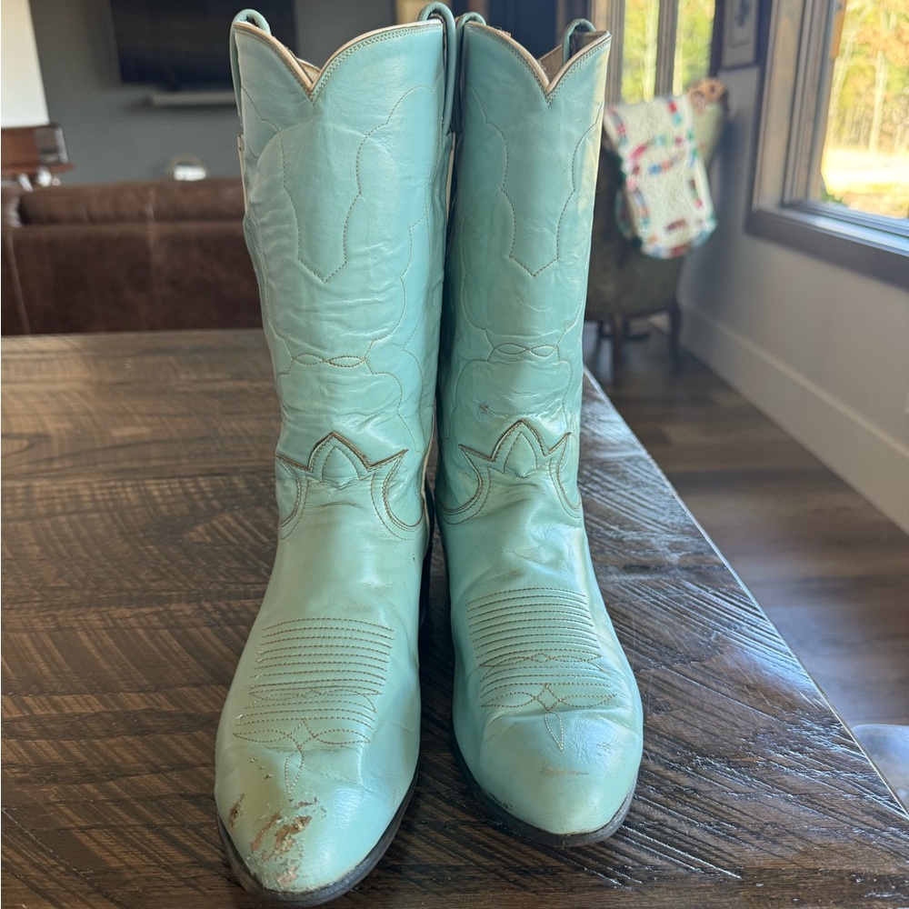 Tony Lama Aqua Heeled Boots